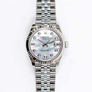Rolex Datejust 31mm Steel & White Gold 278274NG MOP DIAMOND JUBILEE