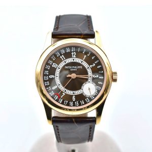Patek Philippe Calatrava 37mm Rose Gold 6000R-001 BROWN BROWN CROCODILE