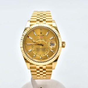 Rolex Sky-Dweller 42mm Yellow Gold 336938 CHAMPAGNE JUBILEE