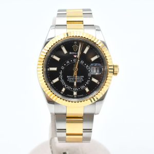 Rolex Sky-Dweller Steel and Yellow Gold 336933 BLACK OYSTER