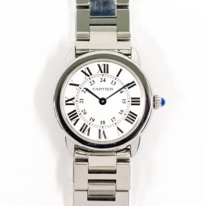 Cartier  Ronde Solo Small Quartz 29mm Steel W6701004 SILVER ROMAN STEEL