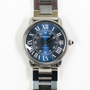 Cartier Ronde Solo XL 42mm Steel WSRN0023 BLUE ROMAN STEEL