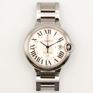 Cartier Ballon Bleu 42mm Steel WSBB0016 SILVER ROMAN STEEL