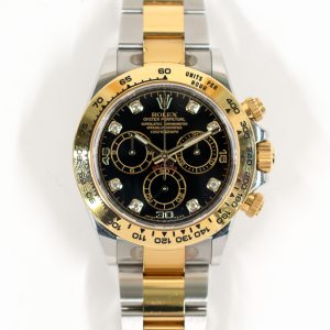 Rolex Daytona Steel and Yellow Gold 116503G BLACK DIAMOND OYSTER