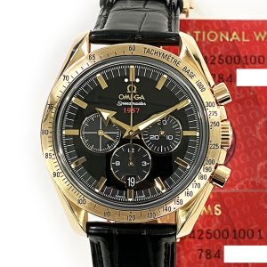 Omega Speedmaster Broad Arrow Rose Gold 42mm 321.53.42.50.01.001 BLACK BLACK CROCODILE