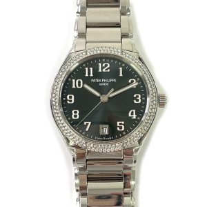 Patek Philippe Twenty~4 36mm Green Dial Diamond Bezel Stainless Steel 7300/1200A-011 GREEN STEEL