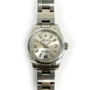 Rolex Oyster Perpetual 26mm Steel 176200 SILVER ARABIC OYSTER