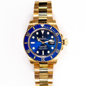 Rolex Submariner Date 41mm Blue Bezel Yellow Gold 126618LB BLUE OYSTER