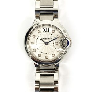 Cartier Ballon Bleu 28mm - Steel WE902073 SILVER DIAMOND STEEL
