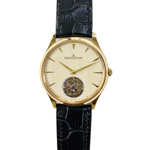 Jaeger-LeCoultre Master Ultra Thin Tourbillon Rose Gold 40mm Q1322410 BEIGE BLACK CROCODILE