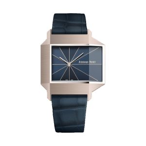 Audemars Piguet Remaster02 Selfwinding 18K Sand Gold Asymmetrical Case Blue Segmented Dial 41mm 15240SG.OO.A347CR.01