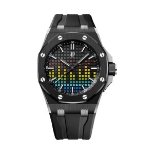 Audemars Piguet Royal Oak Offshore Chronograph Music Edition Black Ceramic Equalizer Dial 43mm 15600CE.OO.A002CA.01