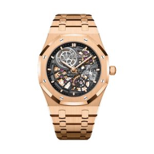 Audemars Piguet Royal Oak Selfwinding Flying Tourbillon Extra-Thin RD#3 50th Anniversary 18K Rose Gold Openworked 39mm 16204OR.OO.1240OR.01