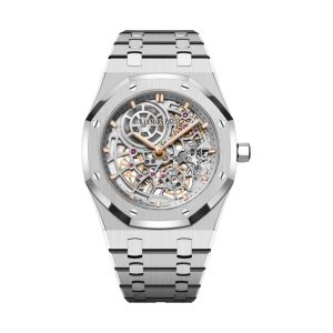 Audemars Piguet Royal Oak Selfwinding Flying Tourbillon Extra-Thin RD#3 50th Anniversary Stainless Steel Openworked 39mm 16204ST.OO.1240ST.01