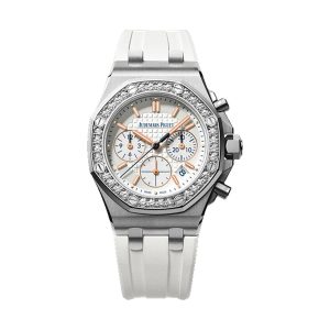 Audemars Piguet Royal Oak Offshore Chronograph Summer Edition 2017 Stainless Steel Factory Diamond Bezel White & Blue Dial 37mm 26144ST.ZZ.D010CA.01