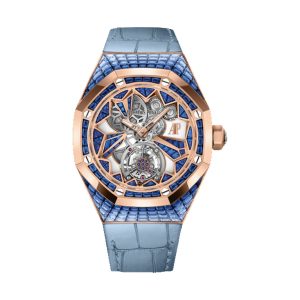 Audemars Piguet Royal Oak Concept Flying Tourbillon 18K Rose Gold Factory Baguette Sapphire Set 39mm 26228OR.SS.D314CR.01