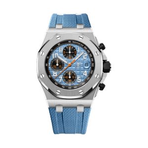 Audemars Piguet Royal Oak Offshore Chronograph Stainless Steel Ice Blue 'Tiffany' Dial 42mm 26238ST.OO.A340CA.01