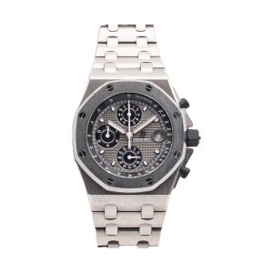 Audemars Piguet Royal Oak Offshore Chronograph Titanium Grey 'Méga Tapisserie' Dial 42mm 26238TI.OO.2000TI.01
