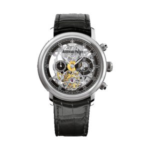 Audemars Piguet Jules Audemars Tourbillon Chronograph 18K White Gold Silver Dial 43mm 26346BC.OO.D002CR.01