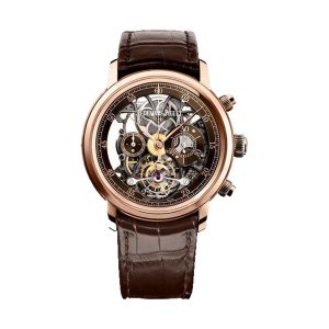Audemars Piguet Jules Audemars Tourbillon Chronograph 18K Rose Gold Brown Enamel Dial 43mm 26346OR.OO.D088CR.01