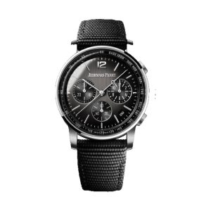 Audemars Piguet Code 11.59 Chronograph 18K White Gold & Black Ceramic Grey Dial 41mm 26393NB.OO.A002KB.01