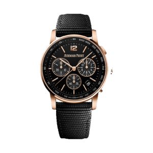 Audemars Piguet Code 11.59 Chronograph 18K Rose Gold Black Dial 41mm 26393OR.OO.A002KB.01