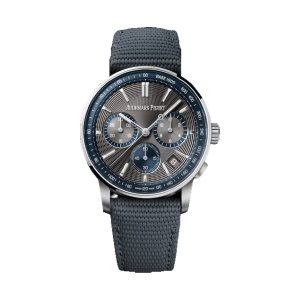 Audemars Piguet Code 11.59 Selfwinding Chronograph Stainless Steel & Black Ceramic Grey Dial 41mm 26393ST.OO.A009KB.01