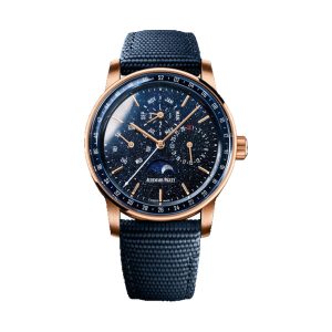 Audemars Piguet Code 11.59 Perpetual Calendar 18K Rose Gold Blue Aventurine Dial 41mm 26394OR.OO.D027KB.01