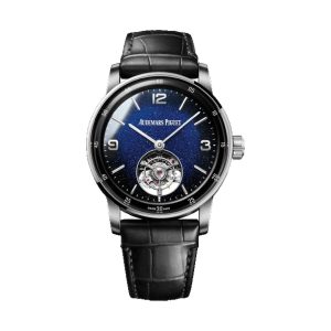 Audemars Piguet Code 11.59 Flying Tourbillon 18K White Gold Blue Aventurine Dial 41mm 26396BC.OO.D002CR.01