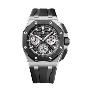 Audemars Piguet Royal Oak Offshore Chronograph Stainless Steel Black Ceramic Bezel Black Dial 43mm 26420SO.OO.A002CA.01