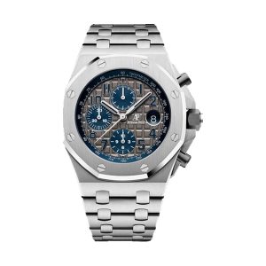 Audemars Piguet Royal Oak Offshore Chronograph Titanium Slate Grey Arabic Dial Titanium Bracelet 42mm 26474TI.OO.1000TI.01