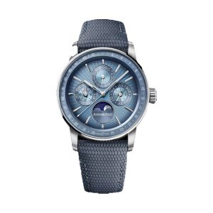 Audemars Piguet Code 11.59 Perpetual Calendar 18K White Gold Smoked Blue Embossed Dial 41mm 26494BC.OO.D350KB.01