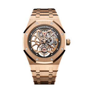 Audemars Piguet Royal Oak Tourbillon Extra-Thin Openworked 18K Rose Gold Skeleton Dial 41mm 26518OR.OO.1220OR.01