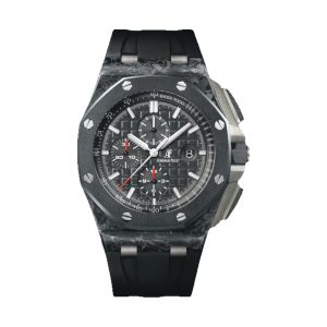 Audemars Piguet Royal Oak Offshore Tourbillon Chronograph Forged Carbon & Black Ceramic Skeleton Dial 44mm 26550AU.OO.A002CA.01
