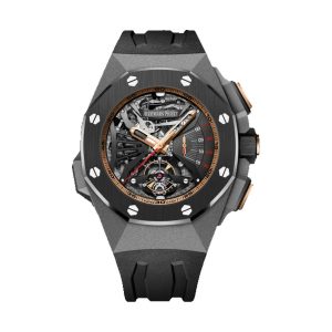 Audemars Piguet Royal Oak Concept Minute Repeater Supersonnerie Titanium & Black Ceramic Skeleton Dial 44mm 26577IO.OO.D002CA.01