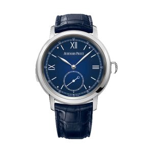 Audemars Piguet Jules Audemars Minute Repeater Supersonnerie 950 Platinum Smoked Enamel Dial 43mm 26590PT.OO.D028CR.01