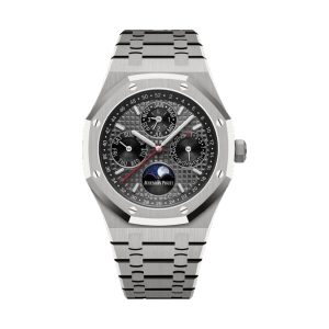 Audemars Piguet Royal Oak Perpetual Calendar 'China Edition' Titanium Grey 'Grande Tapisserie' Dial 41mm 26609TI.OO.1220TI.01