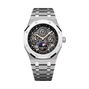 Audemars Piguet Royal Oak Perpetual Calendar Titanium Smoked Blue 'Grande Tapisserie' Dial 41mm 26685XT.OO.1320XT.01