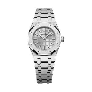 Audemars Piguet Royal Oak Mini Quartz 18K White Gold Frosted Finish White Gold Dial 23mm 67630BC.GG.1312BC.01