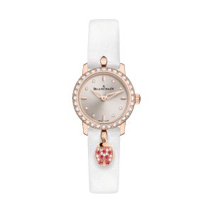 Blancpain Ladybird Ultraplate Champagne Diamond 18K Red Gold 21.5mm 0063C-2987-63A
