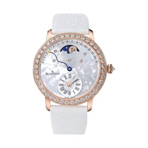 Blancpain Ladybird Quantieme Retrograde Diamond 18K Red Gold 36mm 3653-2954-58B