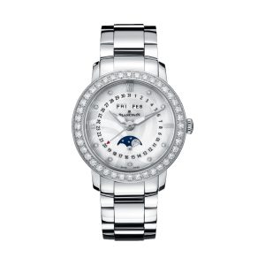 Blancpain Ladybird Quantieme Complet Steel Diamond 35mm 3663A-4654-71B