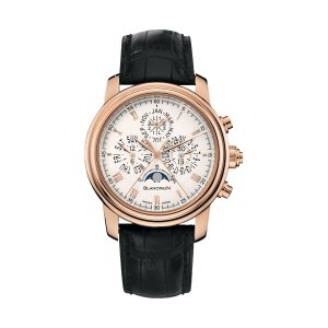 Blancpain Villeret Quantieme Perpetuel Split-Second Flyback Chronograph 18K Red Gold 42mm 4286P-3642-55B