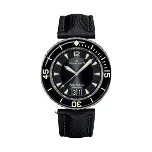 Blancpain Fifty Fathoms Grande Date Titanium Black Dial 45mm 5050-12B30-B52A