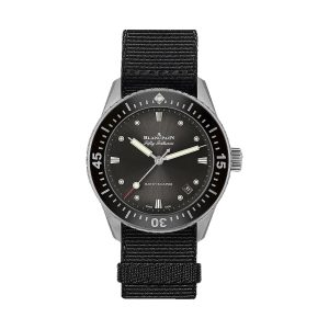 Blancpain Fifty Fathoms Bathyscaphe 38mm Steel Black Dial 5100B-1110-NABA
