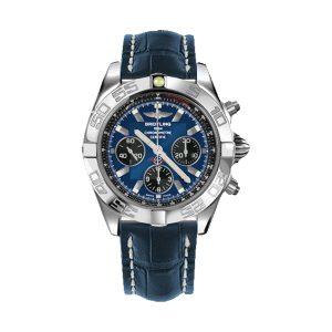 Breitling Chronomat 44 Stainless Steel Blackeye Blue Dial AB011012