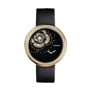 Chanel Mademoiselle Prive Camelia Lesage Hand-Embroidered Dial 18K White Gold H3822