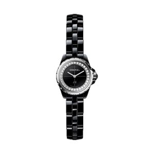 Chanel J12 XS 19mm Black Ceramic & Steel Bracelet H5235