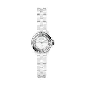 Chanel J12 XS 19mm White Ceramic & Steel Bracelet H5237