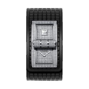 Chanel CODE COCO 18K White Gold Diamond Bezel Double Dial Limited Edition 44.5x32.6mm H6018